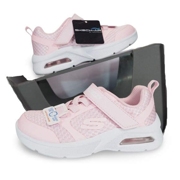 Skechers Microspec Max Racer Girl Sneakers Toddler 9 Pink 303543N - Picture 1 of 11